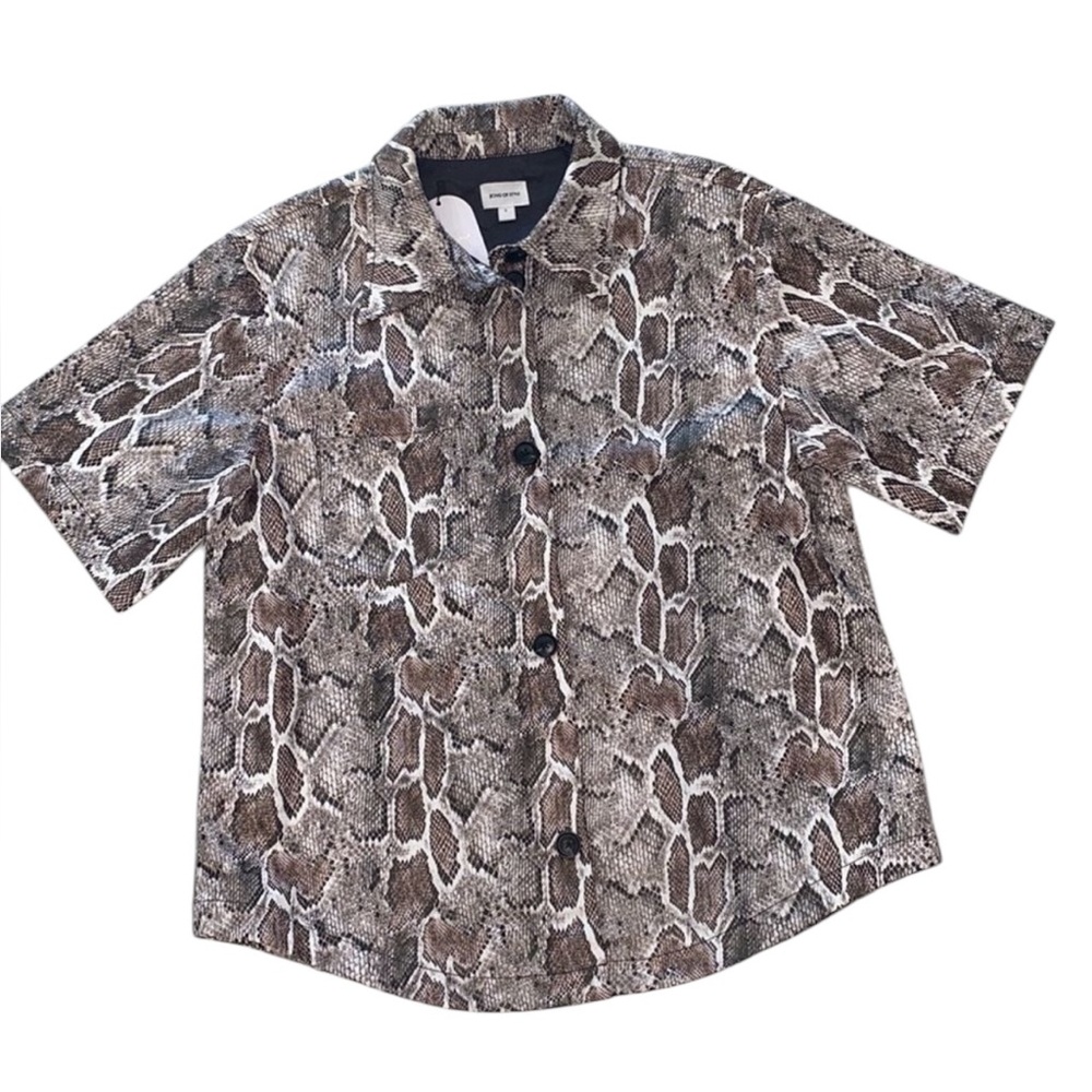 Revolve Song of Style Rove Top - Snake Print